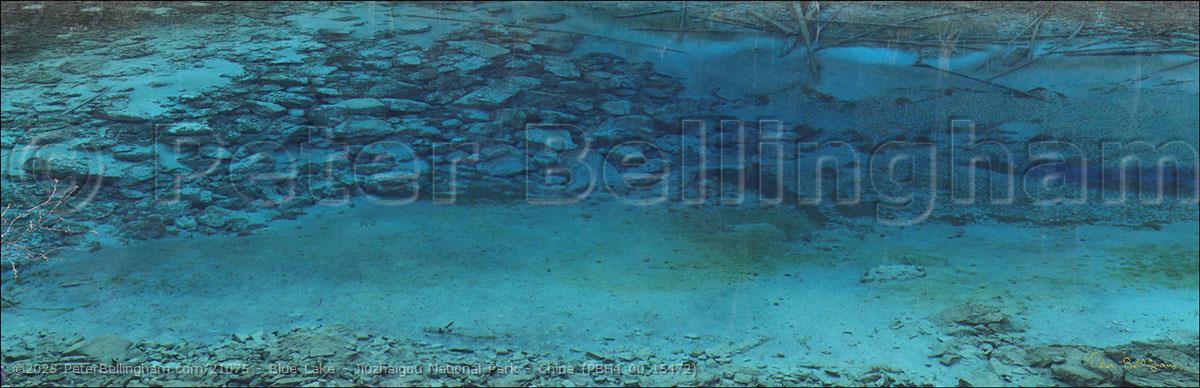 Peter Bellingham Photography Blue Lake - Jiuzhaigou National Park - China (PBH4 00 15472)